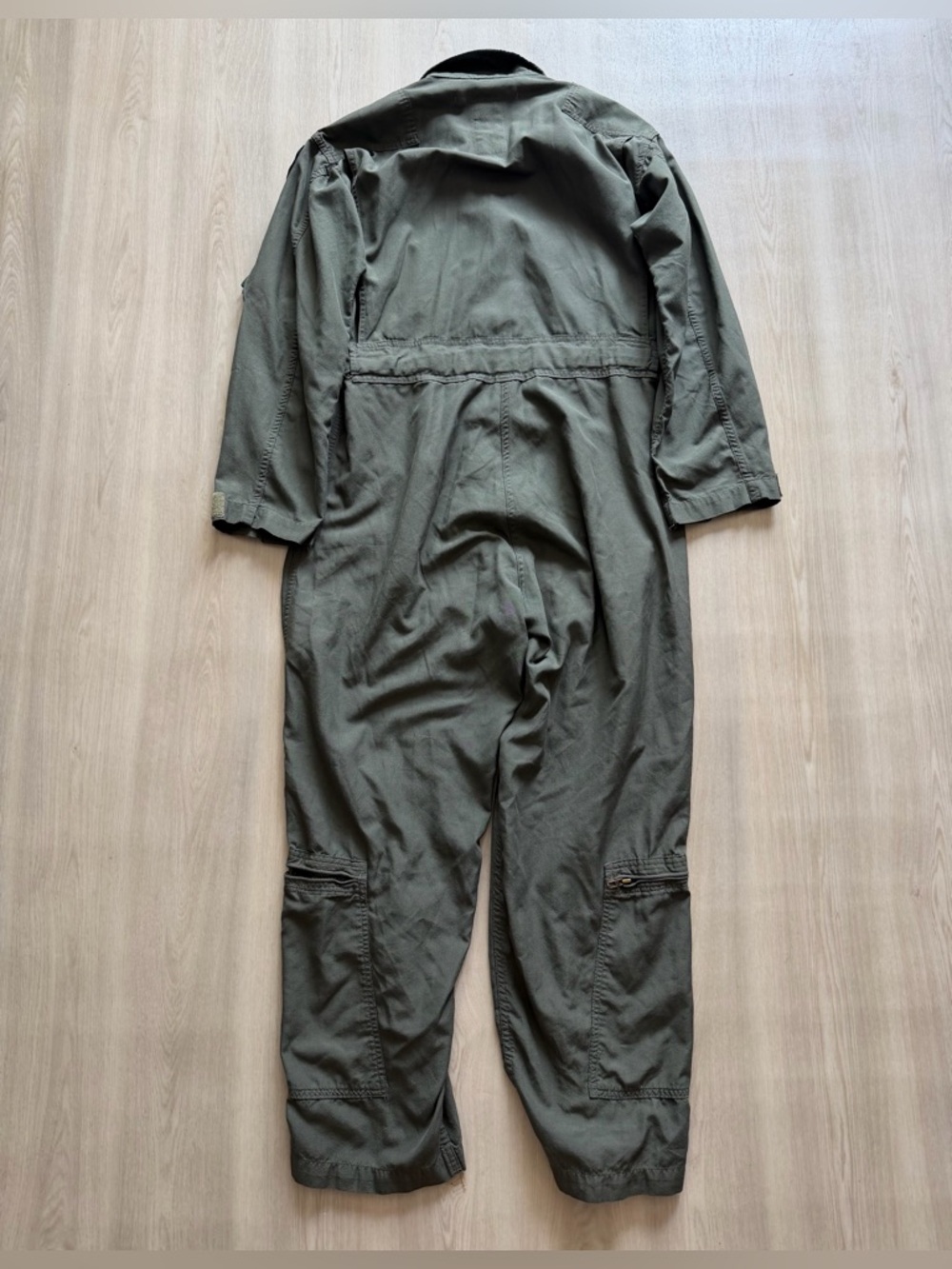 Vintage USAF Sage Green CWU-27/P Summer Flyer's Coveralls Air Force Sz 42 Short - Picture 13 of 13